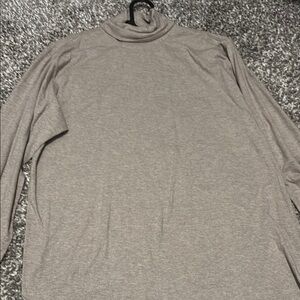 5:$10 tan Turtleneck Long Sleeve Top